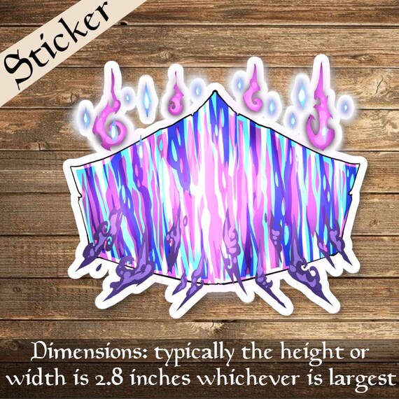 Pramikon, Sky Rampart Deck Box Sticker- Perfect for Deck Boxes, Laptops,  Journals, Planners+ by Mega Chibi - Etsy