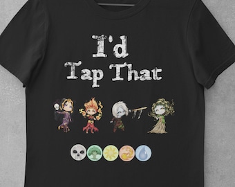 I'd tap that tcg (card games) inspired Short-Sleeve Unisex T-Shirt. Perfect gift for magic lovers! -Mana shirt