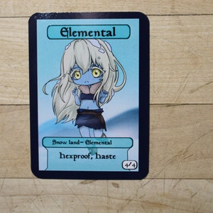 4/4 hexproof Haste Singles für alter art, Edh,standard,commander,vintage,and modern-cute af-mega chibi