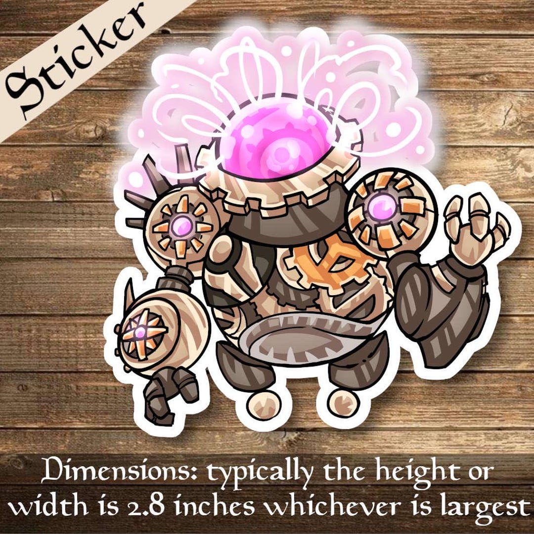 Tetzin, Gnome Champion Sticker Deck Box Sticker- Perfect for Deck