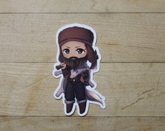 Chibi Huntmaster of the Fells sticker Inspired by - Decals perfect for Deck boxes,  s, laptops, journals, planners+ by Mega chibi