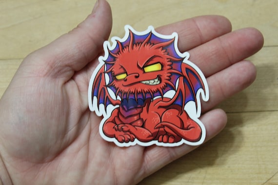 Chibi Niv Mizzet Sticker Inspired by Magic the Gathering- Decals