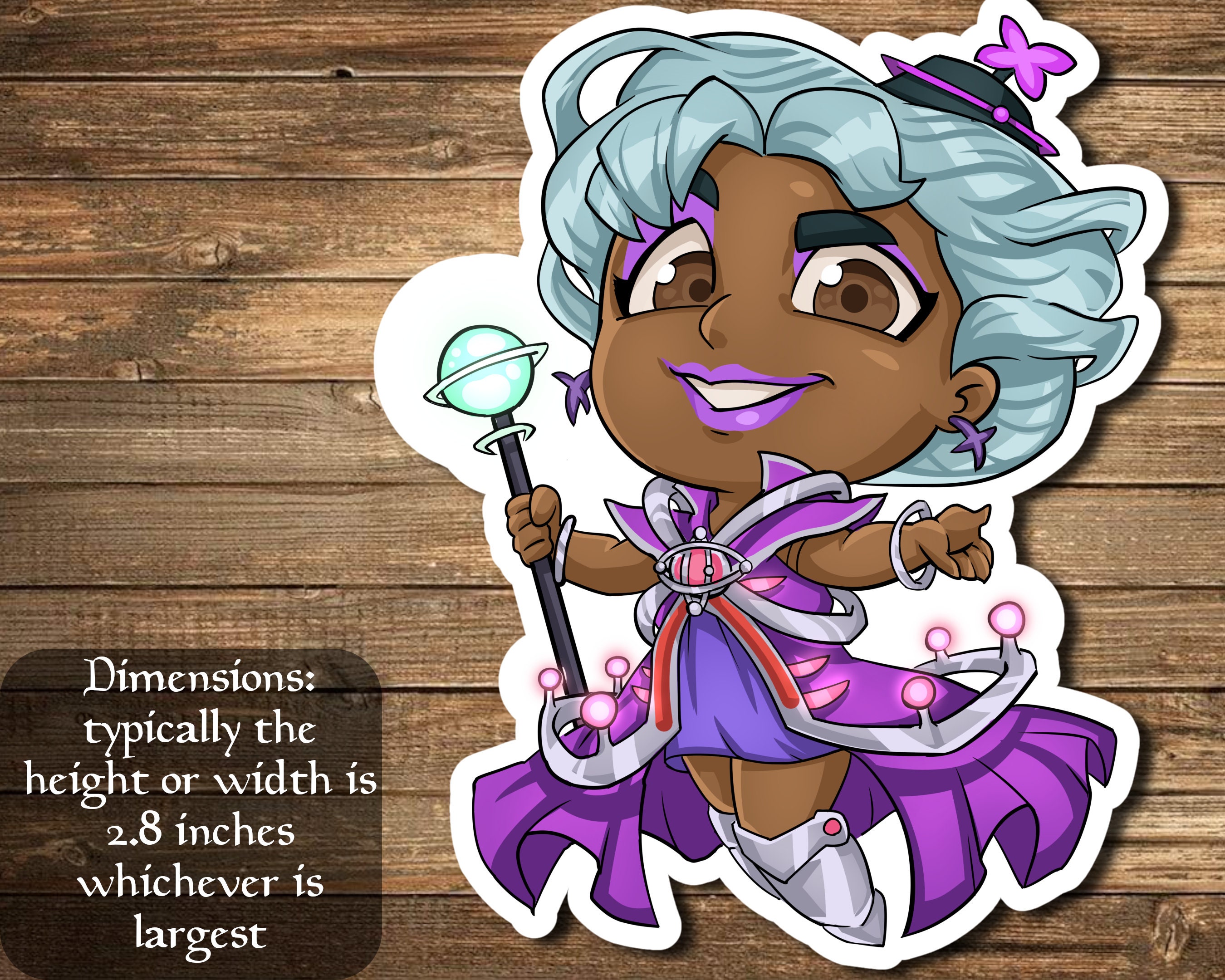 Myra the Magnificent Sticker Inspired by Magic- Perfect for Deck Boxes ...