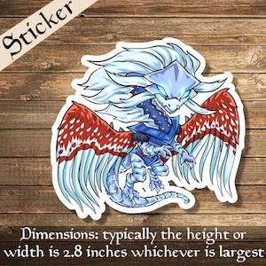 Shiko, Paragon of the way sticker Inspired by Magic- perfect for Deck boxes, laptops, journals, planners+ by Mega chibi