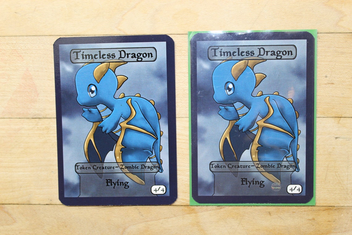 Timeless Dragon Token Chibi Singles for Alter Art Proxy in Etsy