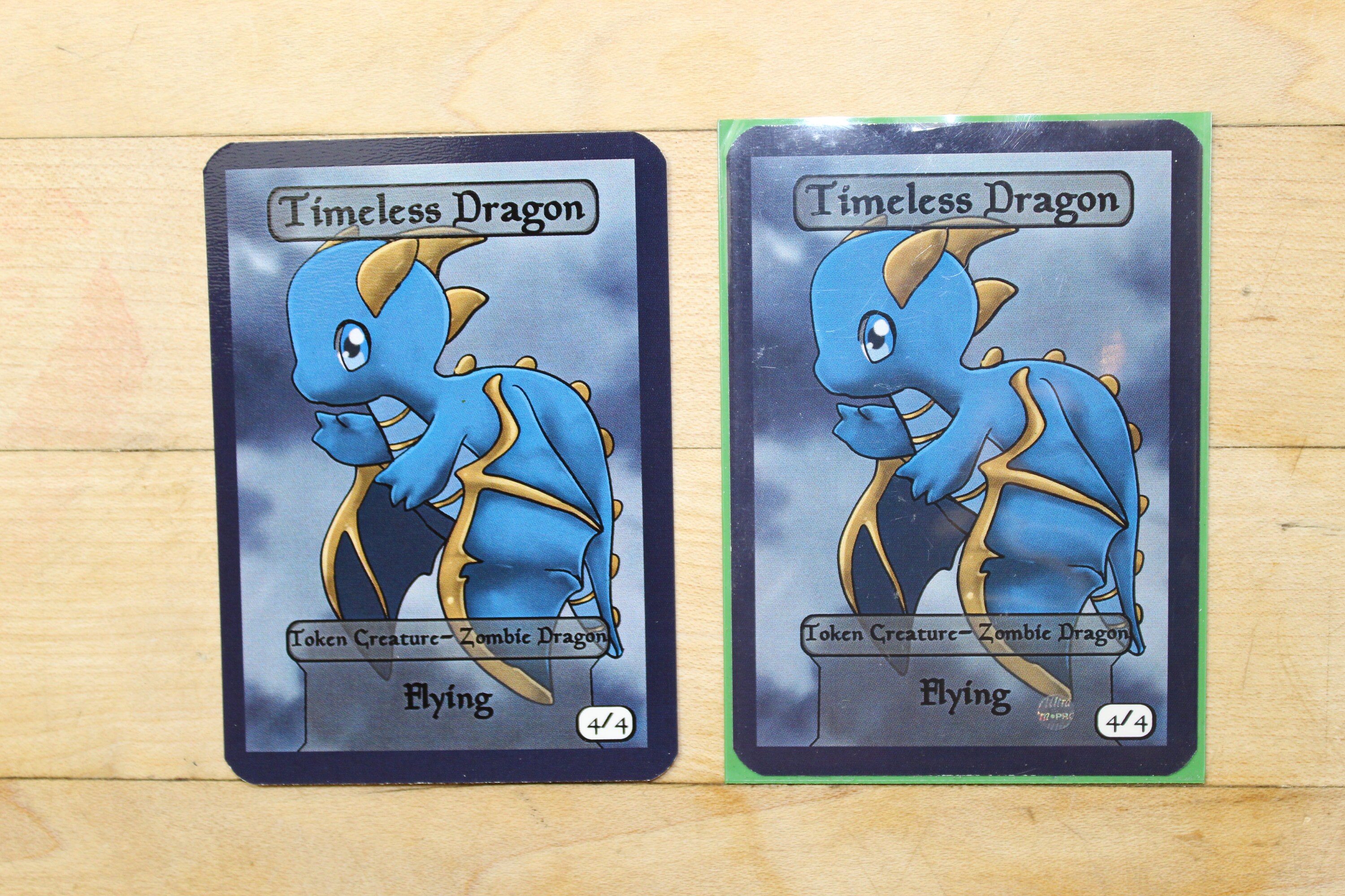 Timeless Dragon Token Chibi Singles for Alter Art Proxy in Edh