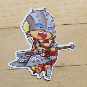 Garruk Chibi-  Styled Sticker for Deck boxes,  s, laptops, journals, planners and much more!