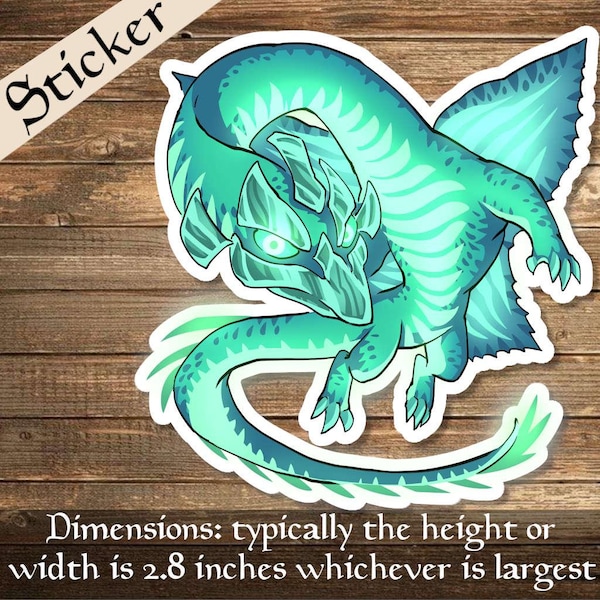 Teval, the Balanced Scale Deck Box Sticker- perfekt für Deckboxen, Laptops, Journals, Planner+ von Mega chibi