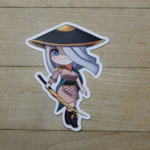 Original  Wanderer  Chibi- Styled Sticker for Deck boxes,  s, laptops, journals, planners and much more!