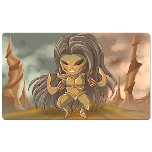 Elf Glissa Gioca Mat- Tappetino da scrivania- Abbinamento perfetto per accompagnare il tuo gioco di carte Tcg Like Magic di Mega Chibi The Gathering! (Copia)
