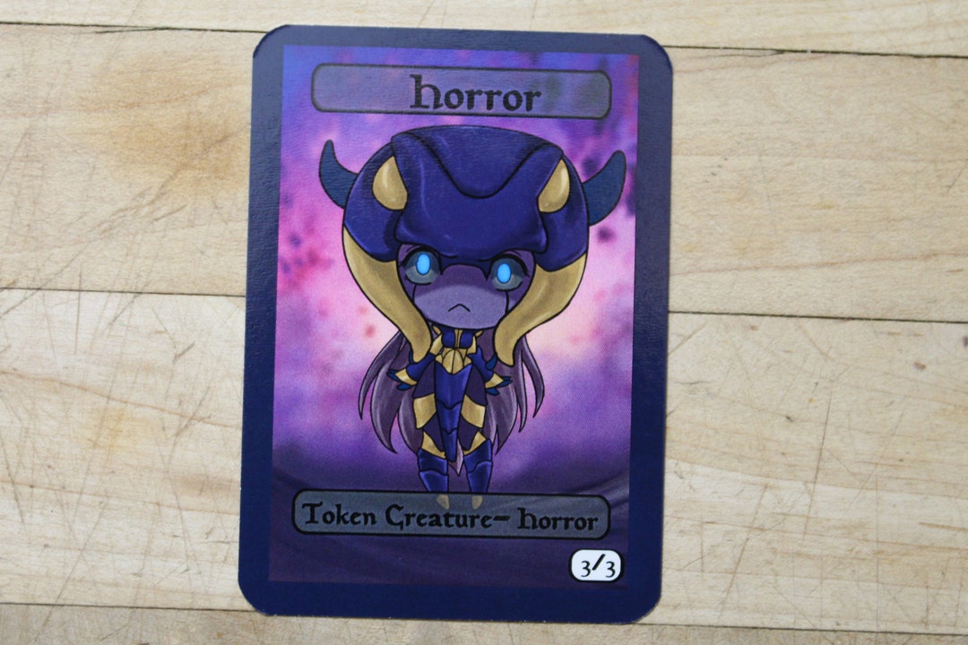 3/3 Horror Token Singles for Alter Art Proxy in Edh,standard,commander ...