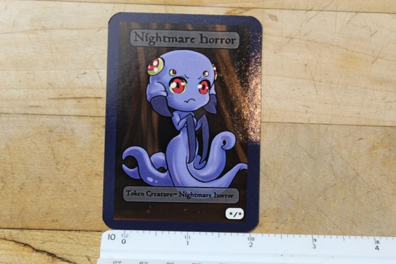 MTG */* Nightmare Horror Token Singles Alter Art, Edh,standard,commander,vintage,and Modern-cute Af-mega Chibi - Etsy MTG */* Nightmare Horror Token Singles Alter Art, Edh,standard,commander,vintage,and Modern-cute Af-mega Chibi - Etsy