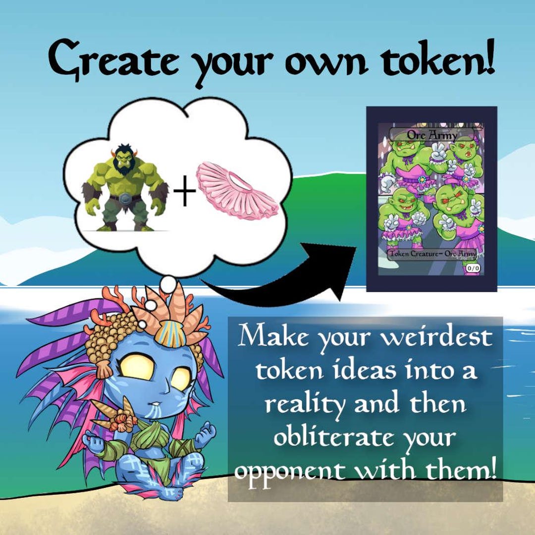 Create Blue Tokens Create You Own Token! -awesome Art and Includes 5 Tokens!!! - Etsy