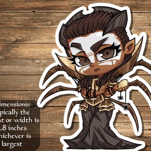 Izoni Thousand-Eyed Inspired by Magic- perfect for Deck boxes, laptops, journals, planners+ by Mega chibi