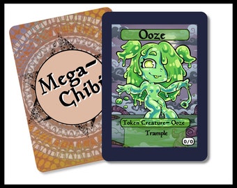 Ooze 0-0 Trample Mockup Singles for Alter Art, Edh,standard