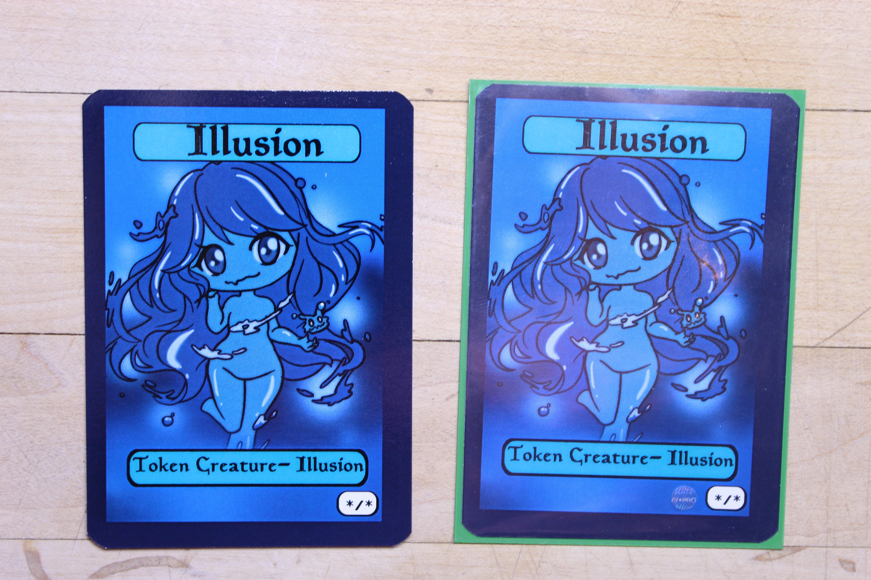 MTG */* Illusion Token Singles Alter Art, Edh,standard