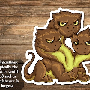 Questing Beast Decals perfect for Deck boxes,  s, laptops, journals, planners+ by Mega Chibi