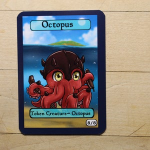 8/8 octopus chibi singles for  alter art proxy in Edh,standard,commander,vintage,and modern