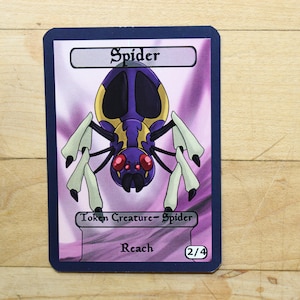 2/4 spider singles for  alter art, Edh,standard,commander,vintage,and modern-cute af-mega chibi