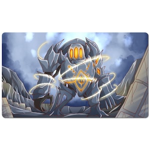 Blightsteel Colossus Play Mat- Tappetino da scrivania- Abbinamento perfetto per andare con il tuo gioco di carte Tcg Like Magic di Mega Chibi The Gathering! (Copia)