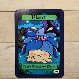 1/1 pianta Token singoli per alter art, Edh, standard, commander, vintage e moderno-carino af-mega chibi