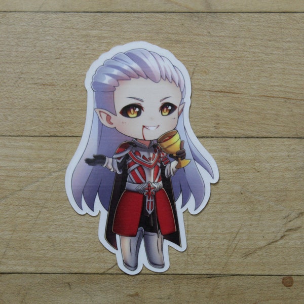 Chibi Edgar Markov sticker Inspired by Magic the Gathering- Decals perfect for Deck boxes,  s, laptops, journals, planners+ by Mega chibi