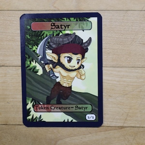 2/2 Satyr Singles für alter art, Edh,standard,commander,vintage,and modern-cute af-mega chibi