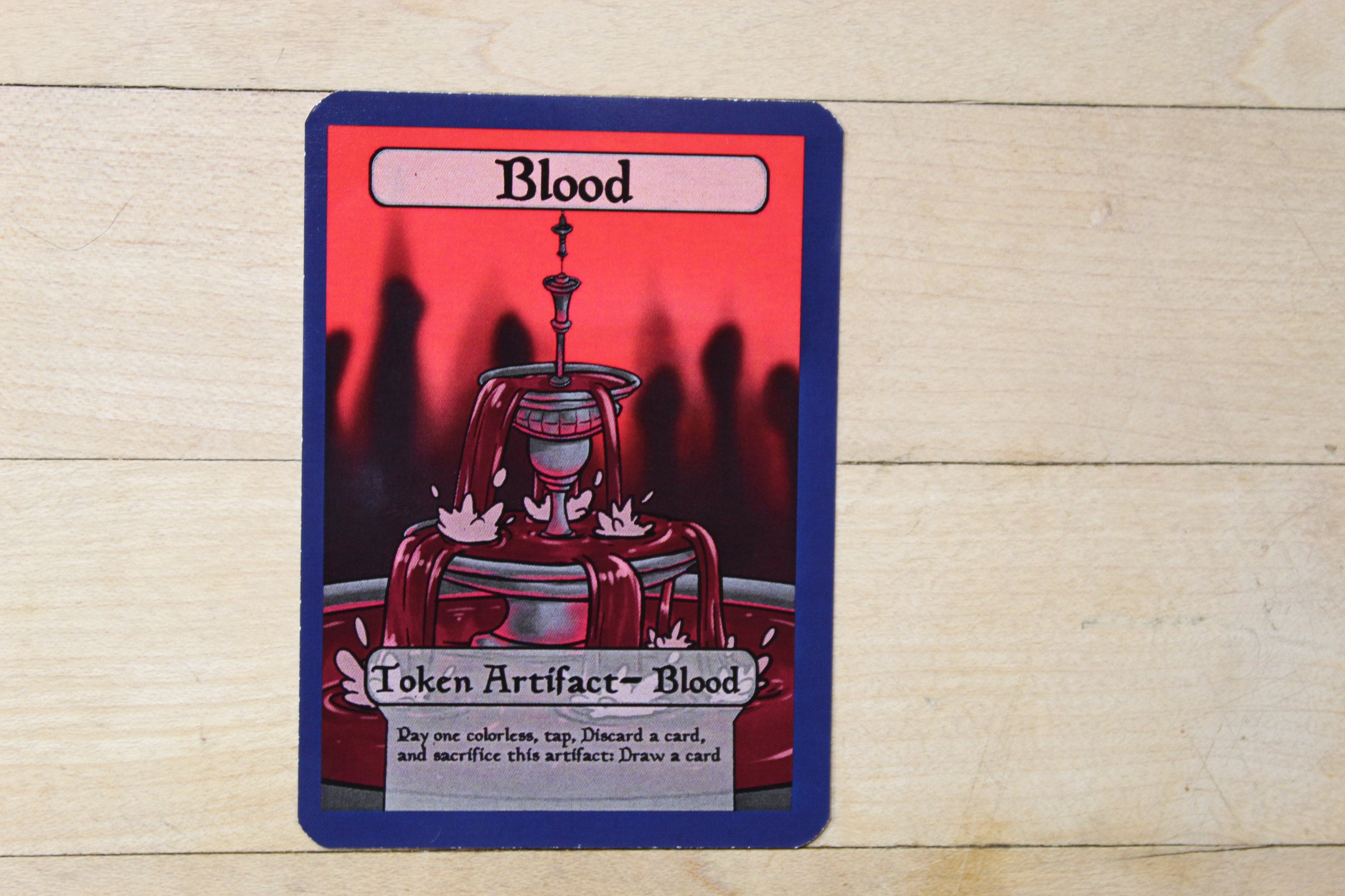Blood Token Chibistyled Singles Tokens Mtg Inspired Perfect Etsy