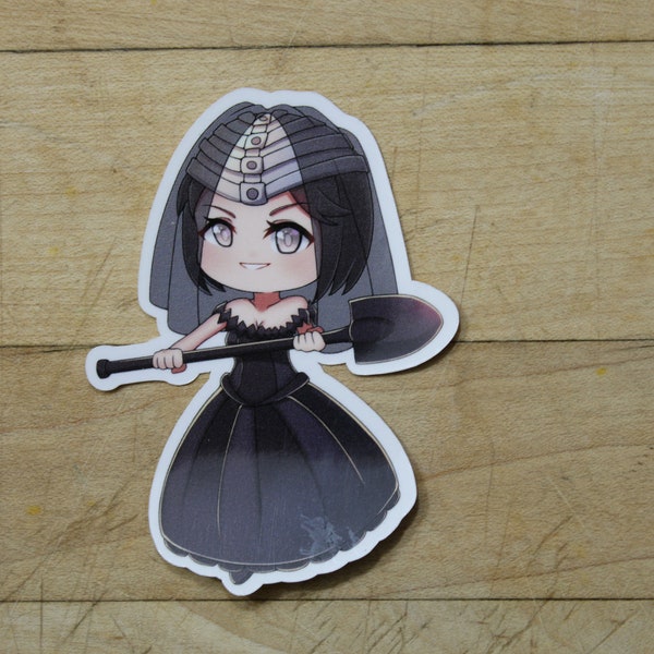 Chibi Gisa sticker Inspired by Magic the - Decals perfect for Deck boxes,  s, laptops, journals, planners+ by Mega chibi