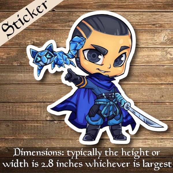 Kaito Bane of Alpträume Sticker Deck Box Sticker - perfekt für Deck Boxen, Laptops, Journals, Planner+ von Mega chibi