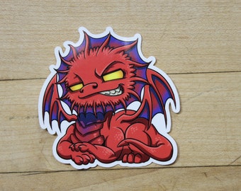 Chibi Niv Mizzet sticker Inspired by Magic the Gathering- Decals perfect for Deck boxes,  s, laptops, journals, planners+ by Mega chibi