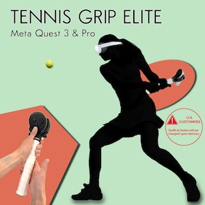 Tennis Grip Elite - Meta Quest 3, 3s, Meta Quest Pro