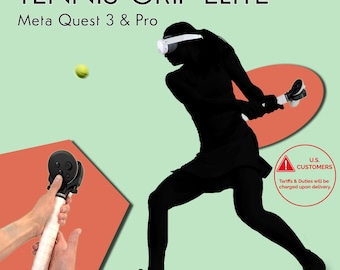 Tennis Grip Elite - Meta Quest 3, 3s, Meta Quest Pro