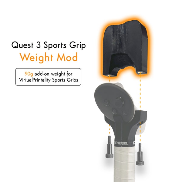 Weight Mod for Quest 3/Pro Sports Grip