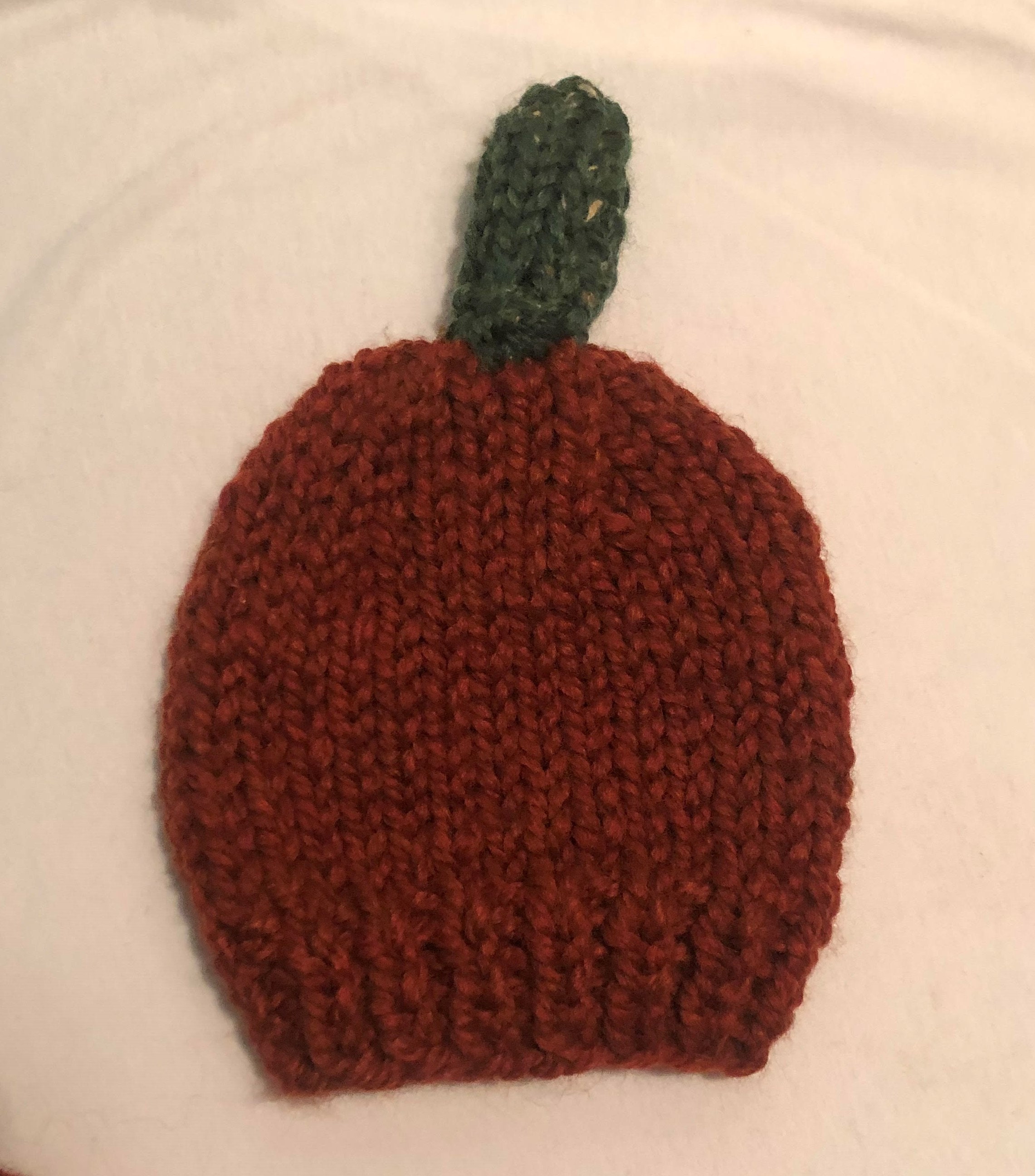 Handmade Knit Pumpkin Hat Children's Knit Hat Fall Hat | Etsy