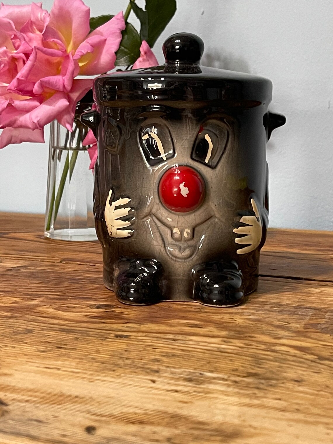 Vintage Dusty Bin Ceramic Money Box Banco de dinero Etsy