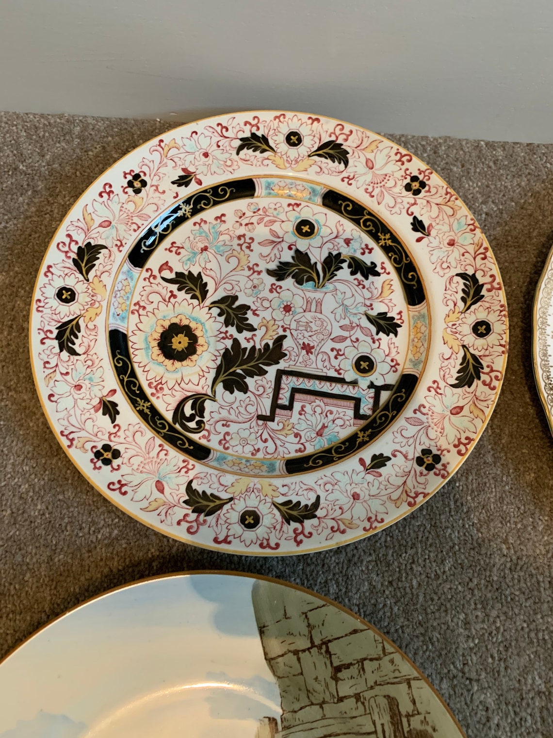 Set of 6 Vintage Wall Plates Wall Decor Eclectic Decor Cat Etsy