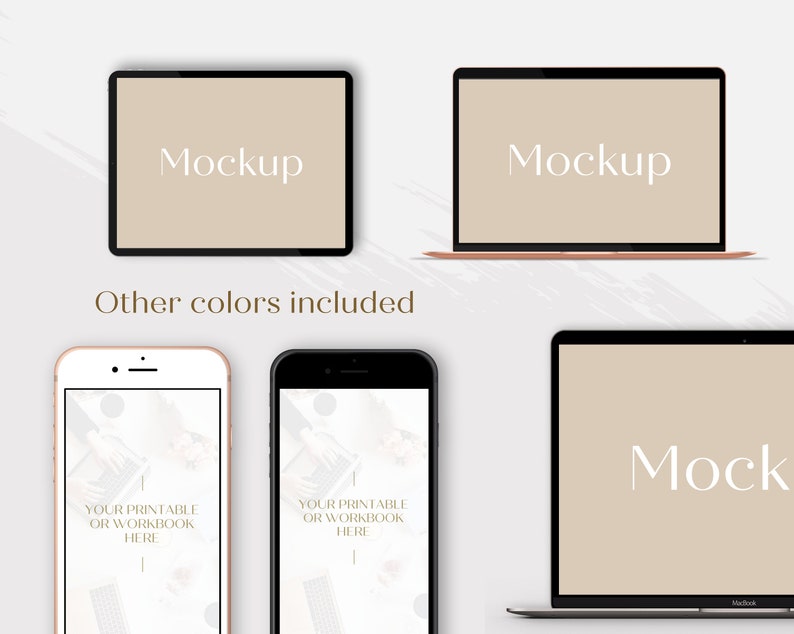 Download Device Mockups for Canva Iphone Mockup iMac Mockup iPad | Etsy