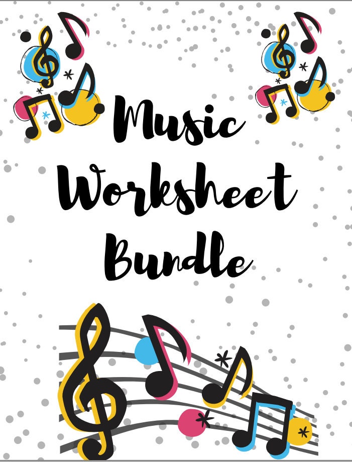 Music Worksheet Bundle - Etsy