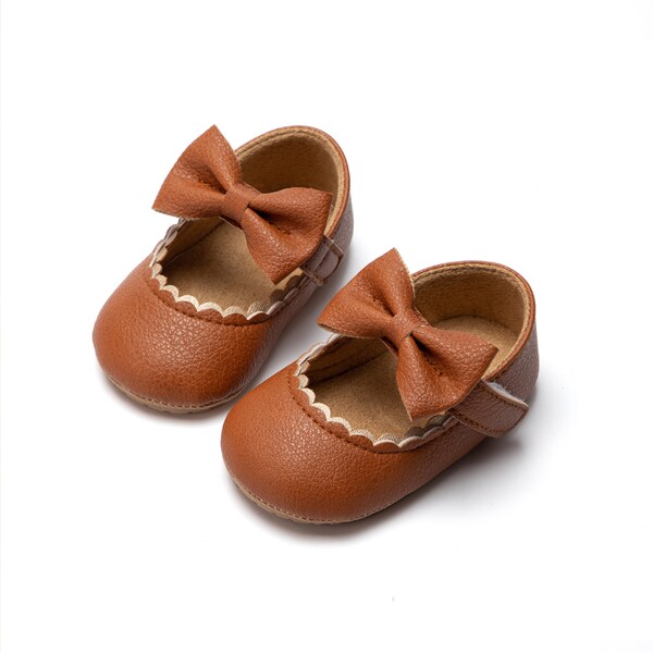 Handmade Leather - New Baby First Shoes Retro Girl Shoes Multicolor Toddler Rubber Sole Anti-slip First Walkers Infant Newborn Moccasins