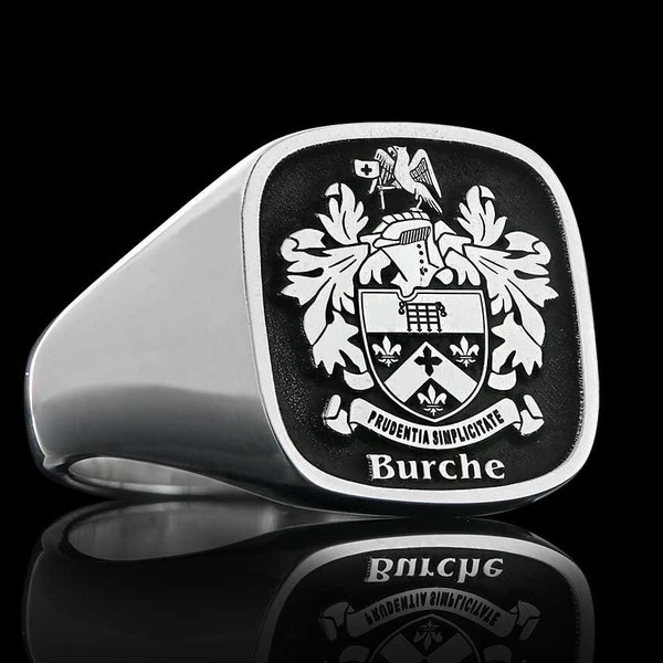 Silver Customized Family Ring, Sterling Silver Coat of Arms Signet Ring, Family Crest Rings, Family Crest Signet Ring, Custom Signet Ring,