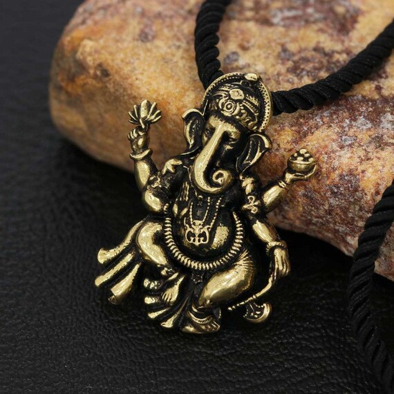 Silver Ganesha Pendant Sterling Silver Ganesh Pendant Hindu