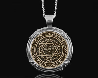 Silver Seal of Solomon Pendant - Norse Spirit
