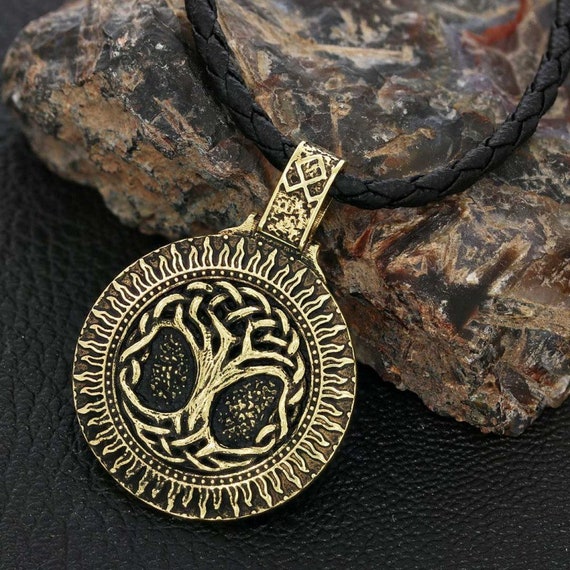 Collier Pendentif Arbre De Vie En Argent Sterling 925 - Yggdrasil Frêne Orme - Longueur 46 Cm - Neuf Avec étiquettes