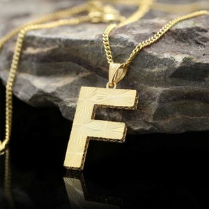 Collar tipo alfabeto de plata, colgante de letra f de plata esterlina, colgante de letra de plata de diseño personalizado, collar de letras de plata alfabeto en negrita,