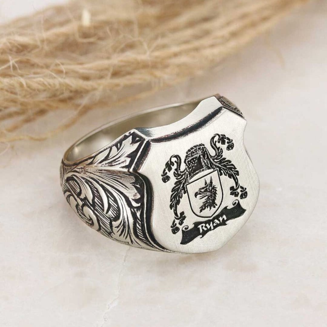 Ryan family crest ring sale