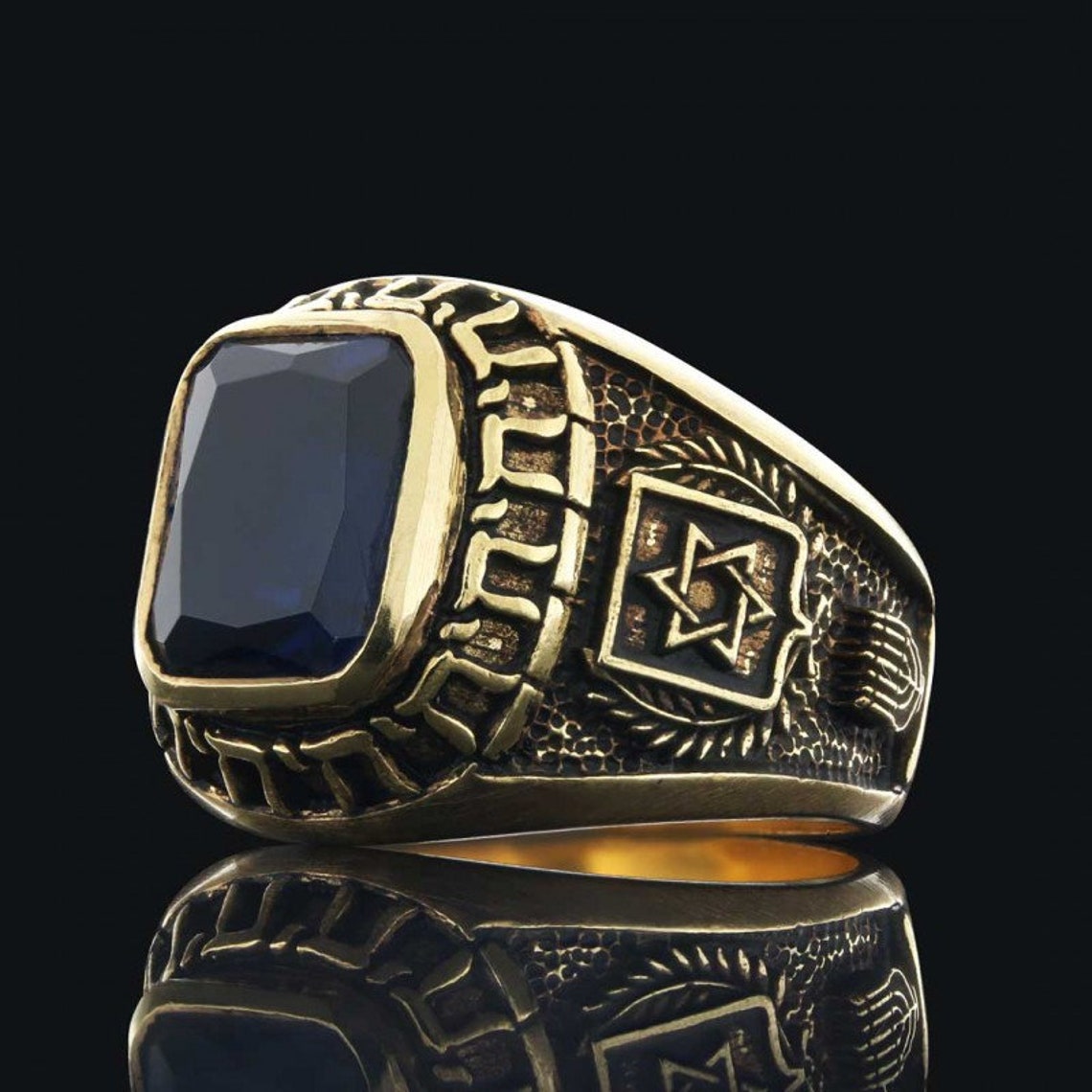 Silber Magen David Jüdischer Ring Sterling Silber Jüdischer Etsy