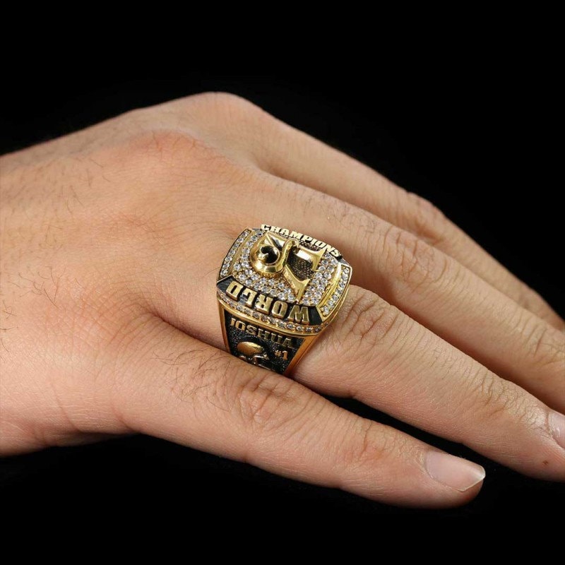 Silver Championship Ring Personalized Hockey Ring Basketball Etsy