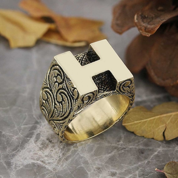 Letter Ring English Letter Ring Female Opening Adjustable Ring Name Ring -  China Jewelry and Fashion Jewelry price | Made-in-China.com