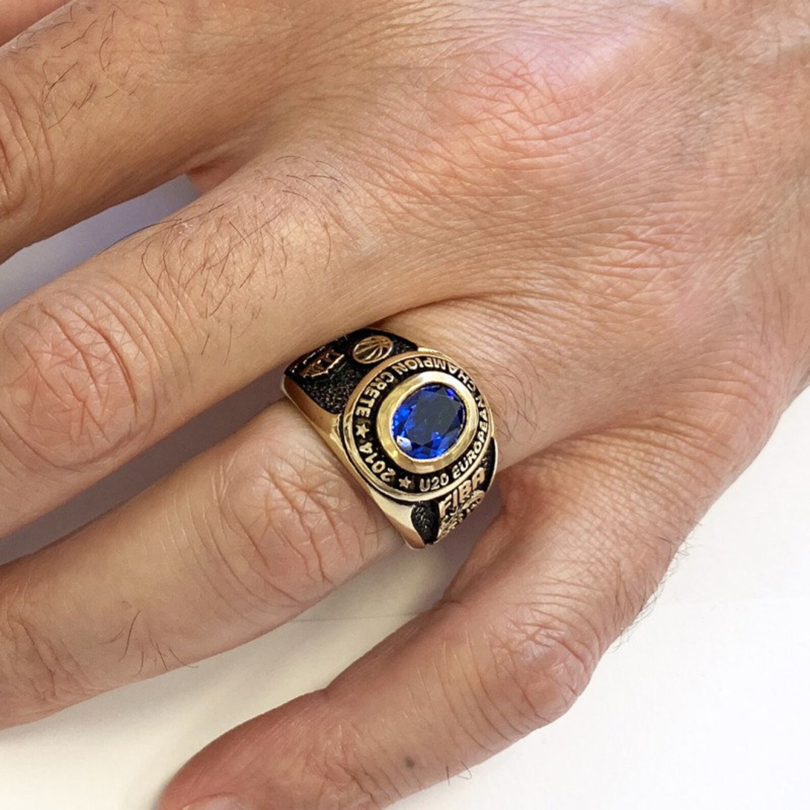 Silver Championship Ring Custom Engraved Rings Custom Etsy